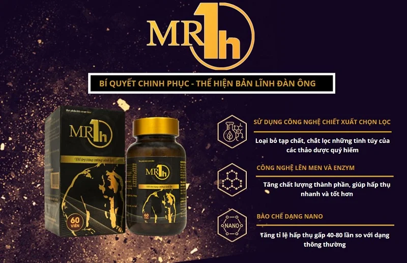 Mr1h - Bổ thận, tăng cường sinh lý nam hiệu quả