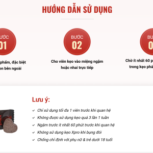 Cách sử dụng hiệu quả kẹo ngậm Xpro