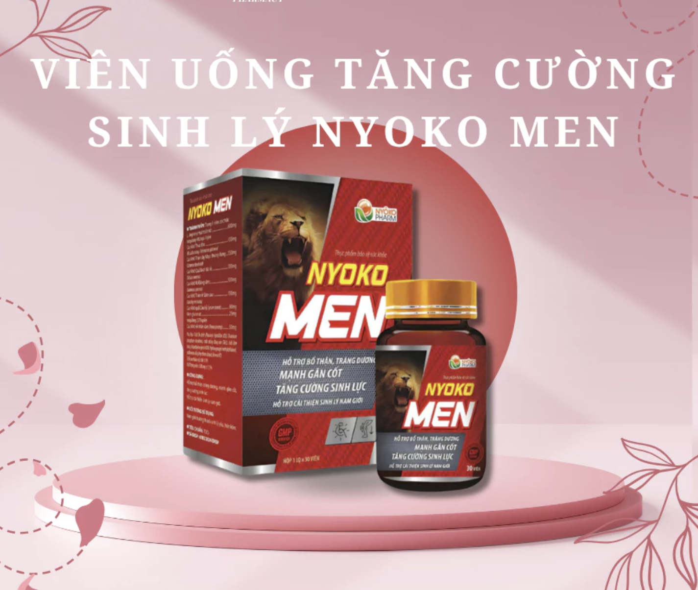 Nyoko men - Hỗ trợ bổ thận, tráng dươn, tăng cường sinh lý